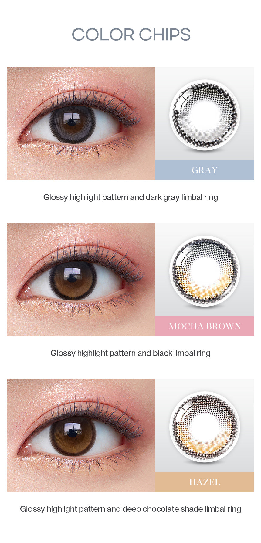 O-Lens Big Glowy Gray | 1 Month