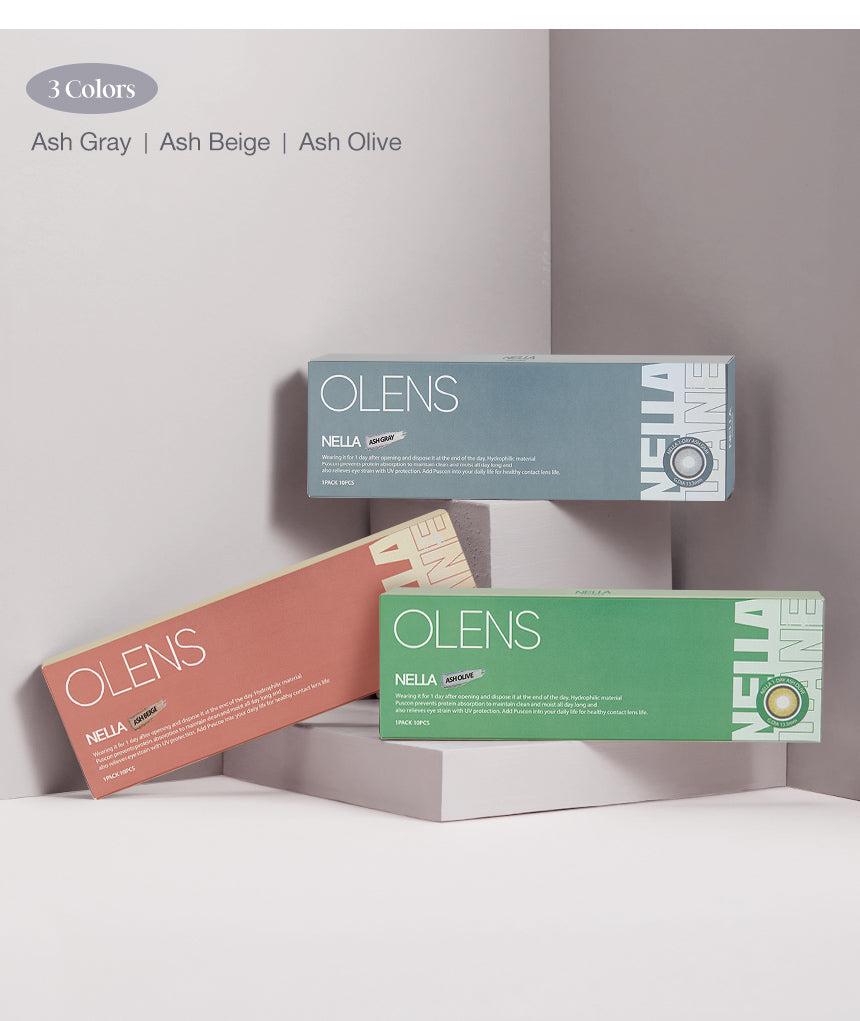 O-Lens Nella Ash Gray | Daily 5 Pairs