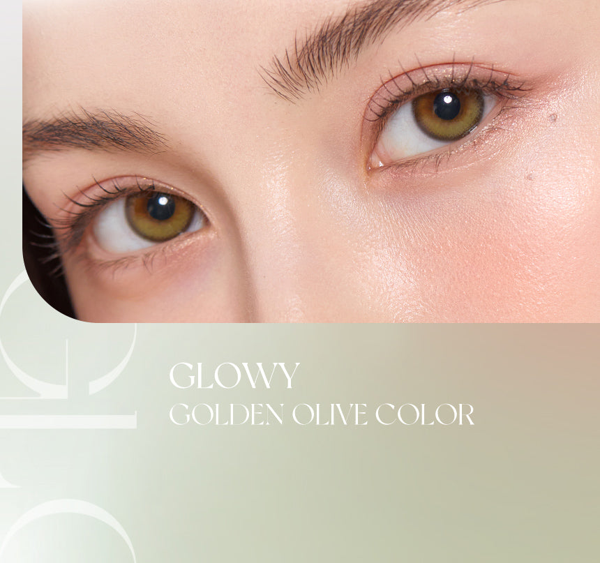 O-Lens Eyelighter Glowy Golden Olive | Daily 5 Pairs