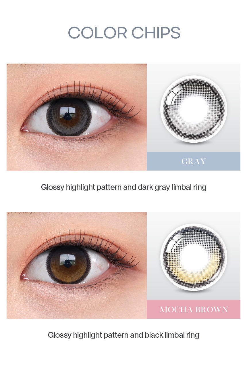 O-Lens Big Glowy Gray | Daily 5 Pairs