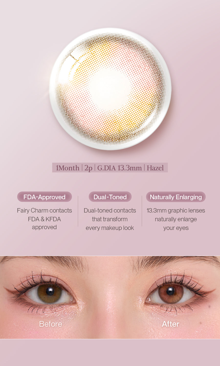 [Ready] O-Lens Fairy Charm Hazel  | 1 Month