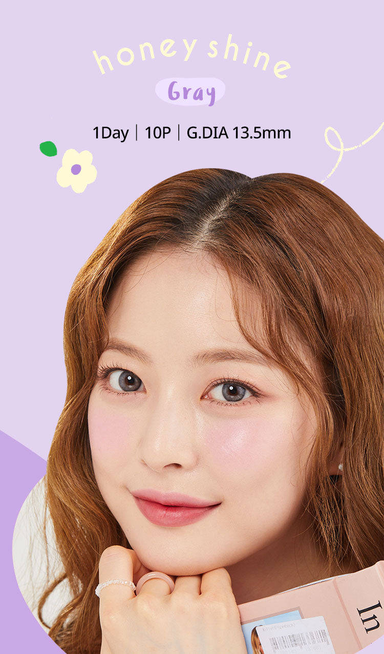 [Ready] O-Lens Honey Shine Gray | Daily 5 Pairs