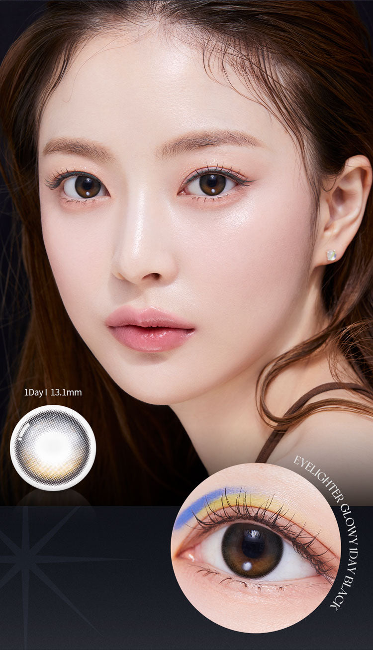 [Ready] O-Lens Eyelighter Glowy Black | Daily 5 Pairs