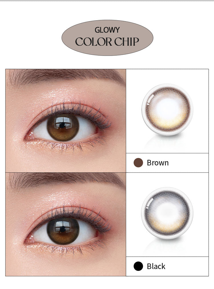 [Ready] O-Lens Eyelighter Glowy Brown | Daily 5 Pairs