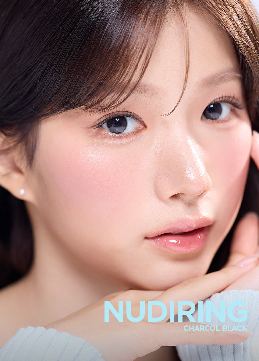 O-Lens Nudi Ring Charcoal Black | 1 Month
