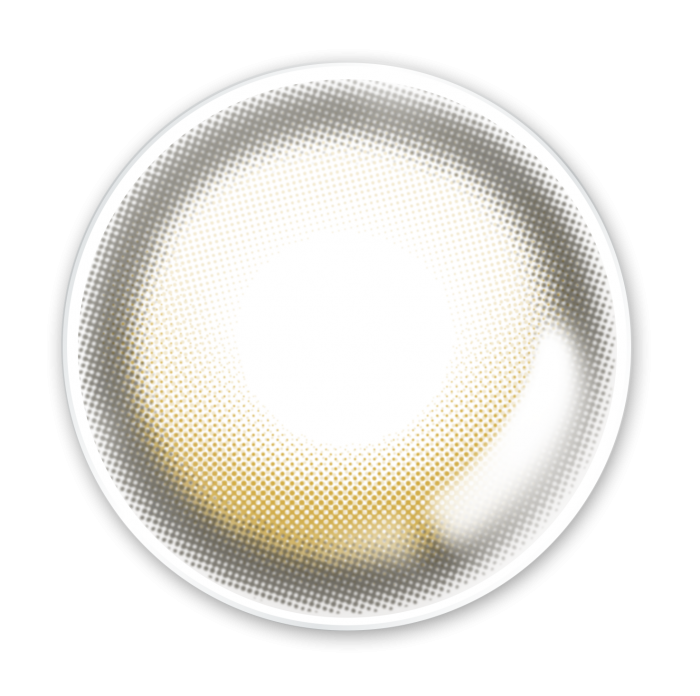 LensMe Lumimoon Butter Brown | 1 Month | Fixed Crescent Position