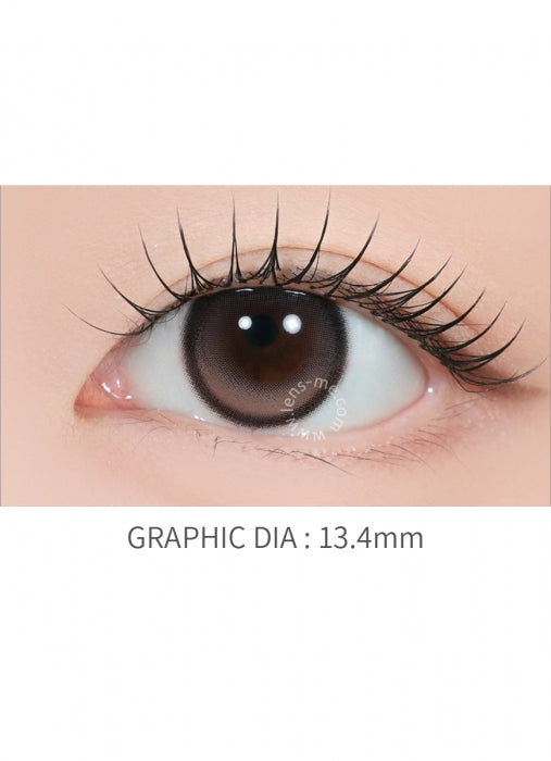 LensMe Lumimoon Haze Choco | 1 Month | Fixed Crescent Position