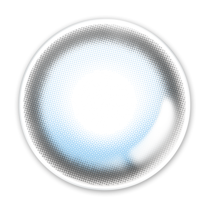 LensMe Lumimoon Pale Blue | 1 Month | Fixed Crescent Position