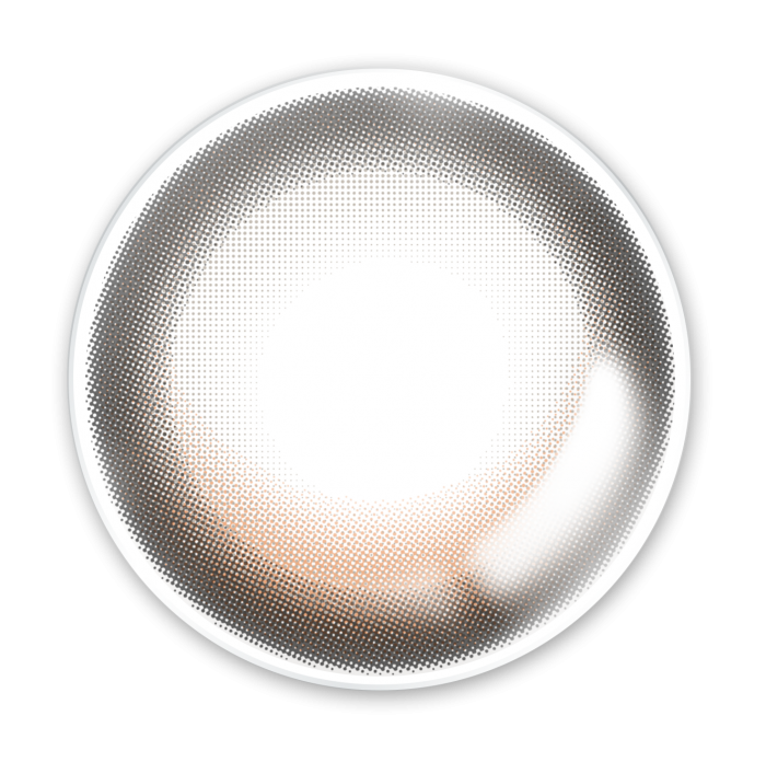 LensMe Gleam Edge Bold Brown | 1 Month | Fixed Crescent Position