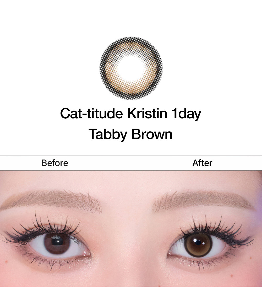 Hapa Kristin Cat-titude Kristin Tabby Brown | Daily 5 Pairs