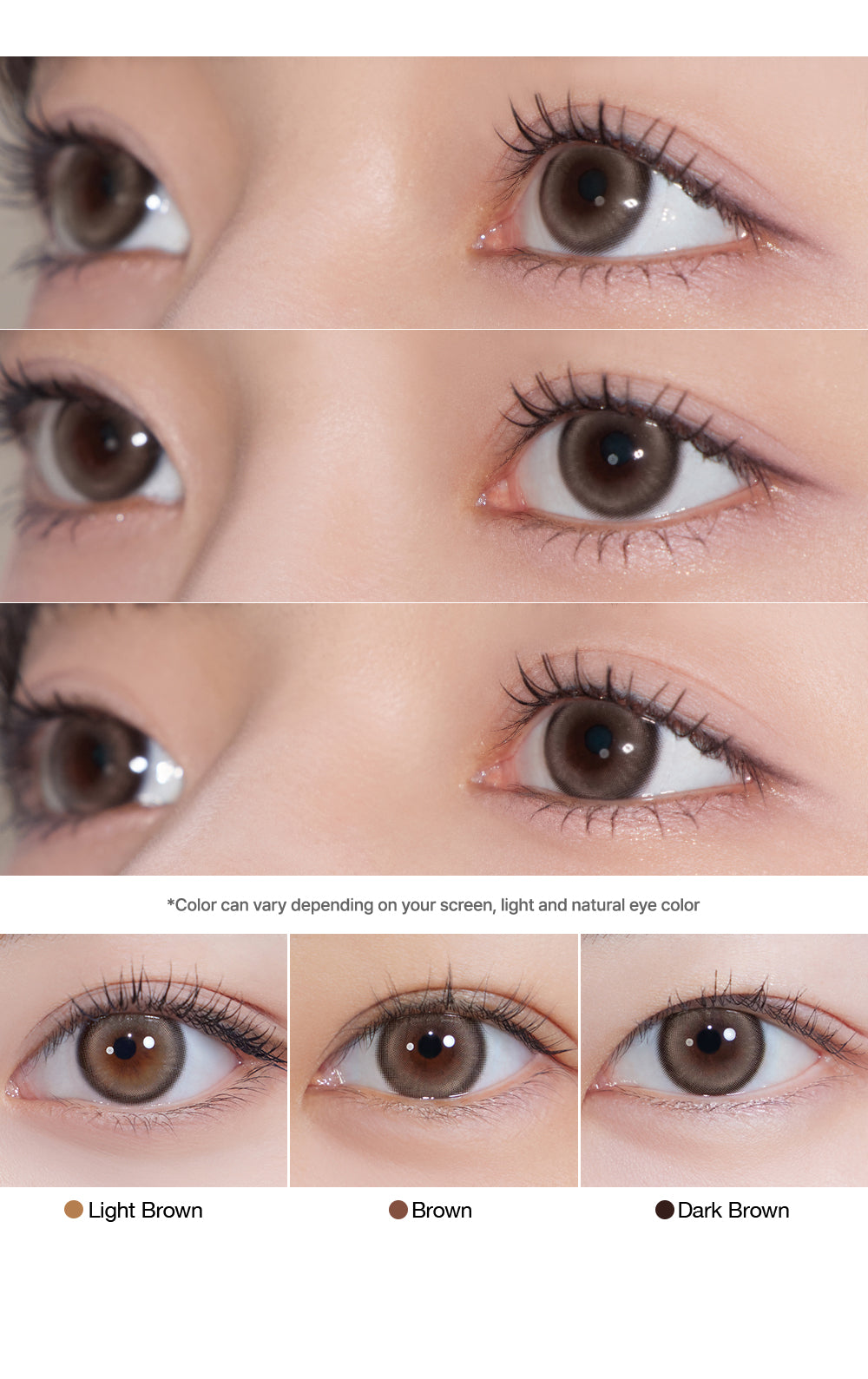 Hapa Kristin Bean Kristin 1Day Medium Brown | Daily 5 Pairs