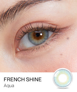 [Ready] O-Lens French Shine Aqua | Daily 5 Pairs