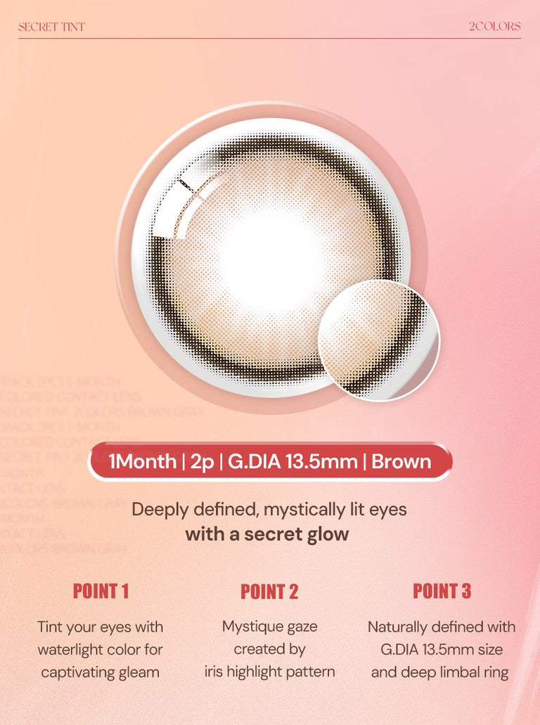 O-Lens Secret Tint Brown | 1 Month