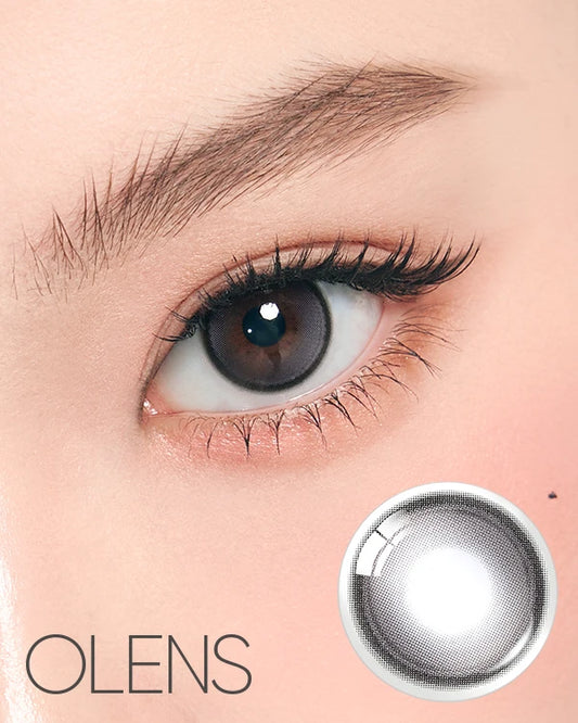 O-Lens Glowy Tear Charcoal Gray | 1 Month