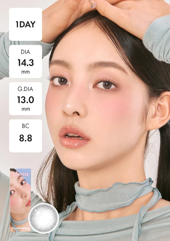 [Ready] Chuu Lens Cloud Pudding Gray | Daily 5 Pairs