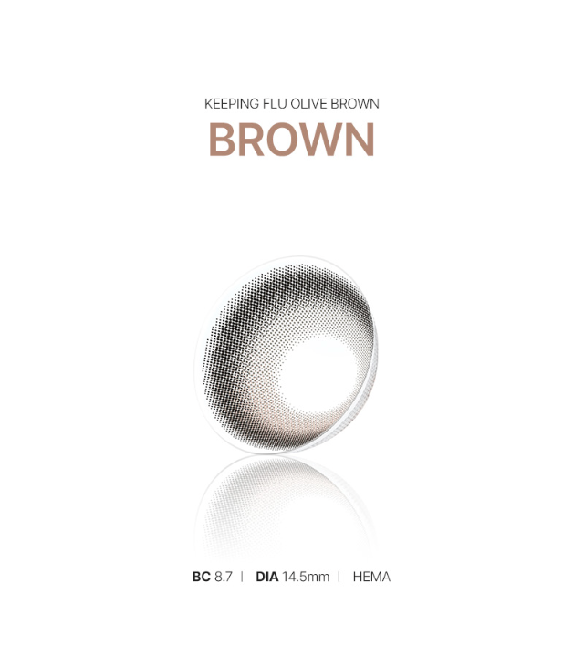 LensTown Keeping Lens Sleek Brown  | Daily 5 Pairs