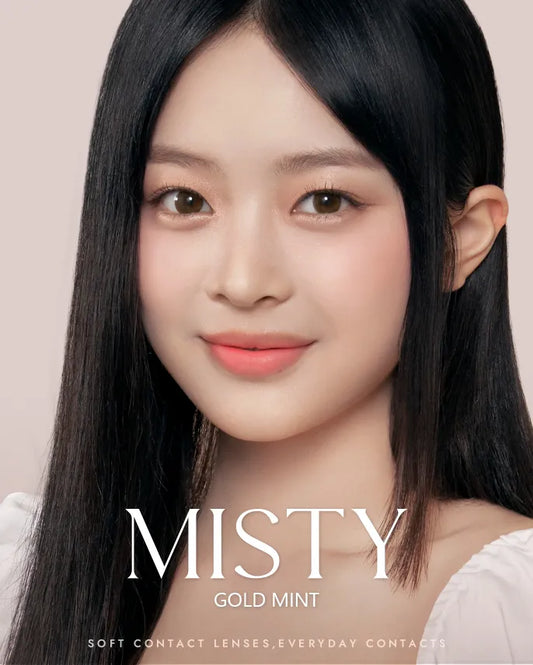 [Ready] O-Lens Misty Gold Mint | Daily 10 Pairs