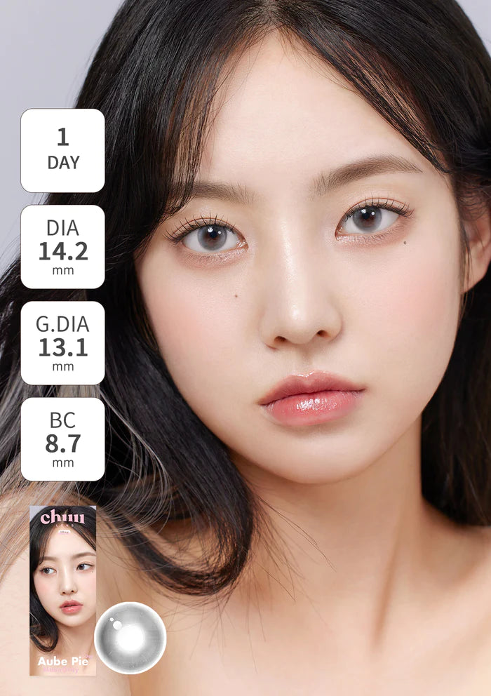 [Ready] Chuu Lens Aube Pie Moon Gray | Daily 5 Pairs