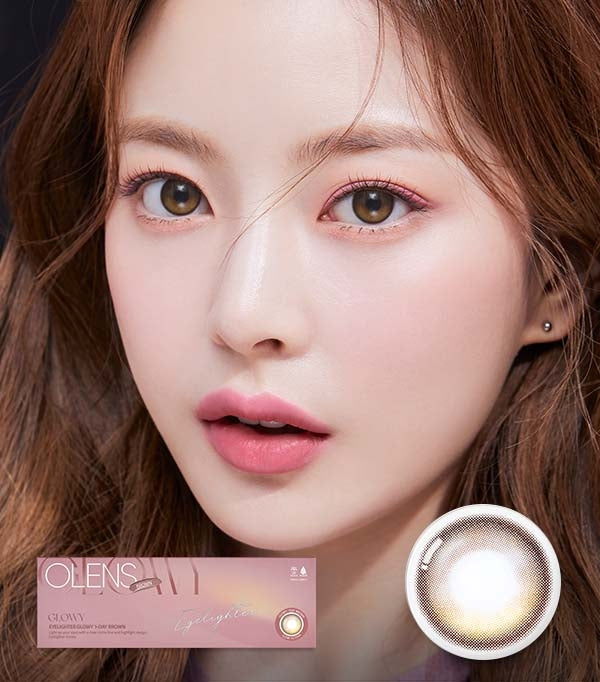 [Ready] O-Lens Eyelighter Glowy Brown | Daily 5 Pairs