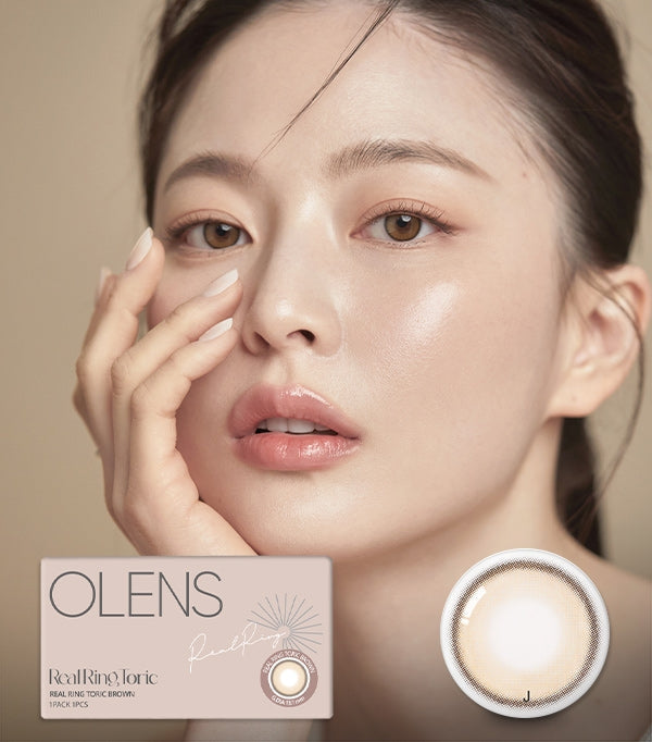 [Ready] O-Lens Toric Real Ring Brown  | Astig | 1 Month