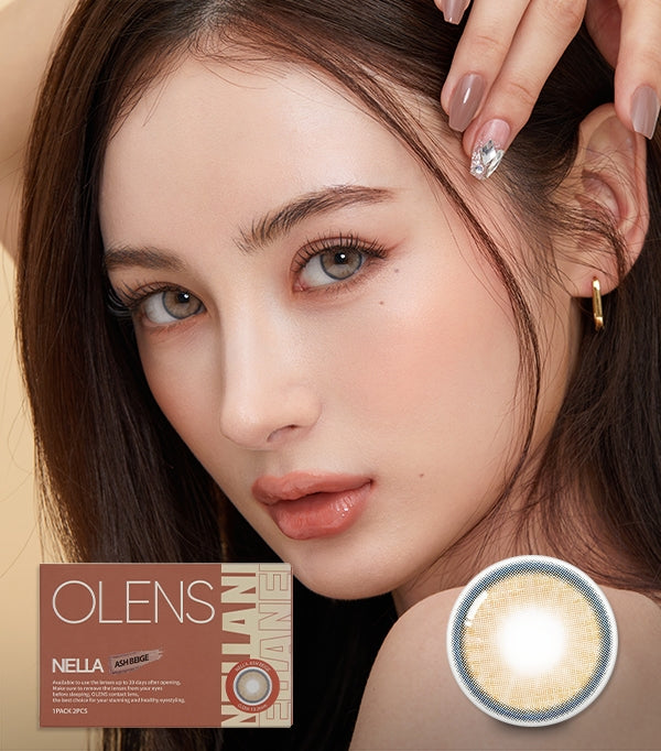 O-Lens Nella Ash Beige | 1 Month