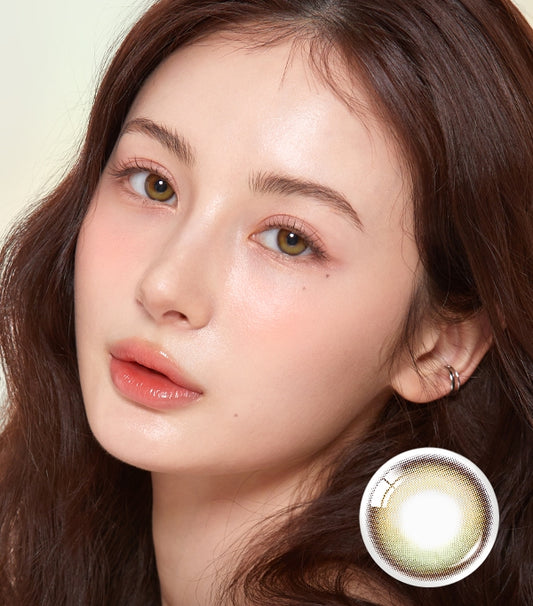 O-Lens Eyelighter Glowy Golden Olive | Daily 5 Pairs