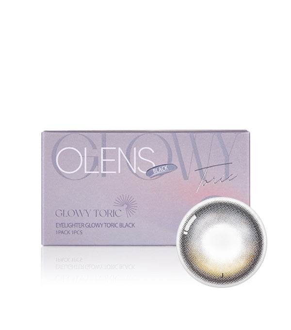 O-Lens Toric Eyelighter Glowy Black  | Astig | 1 Month