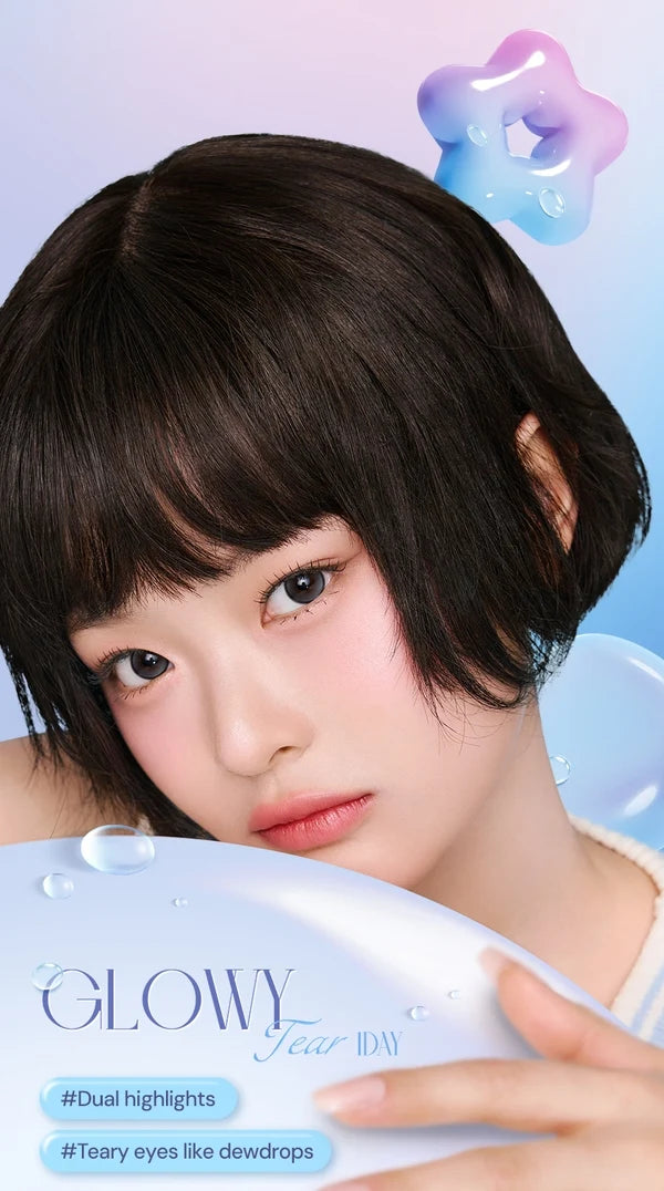 [Ready] O-Lens Glowy Tear Gray Gray | Daily 5 Pairs