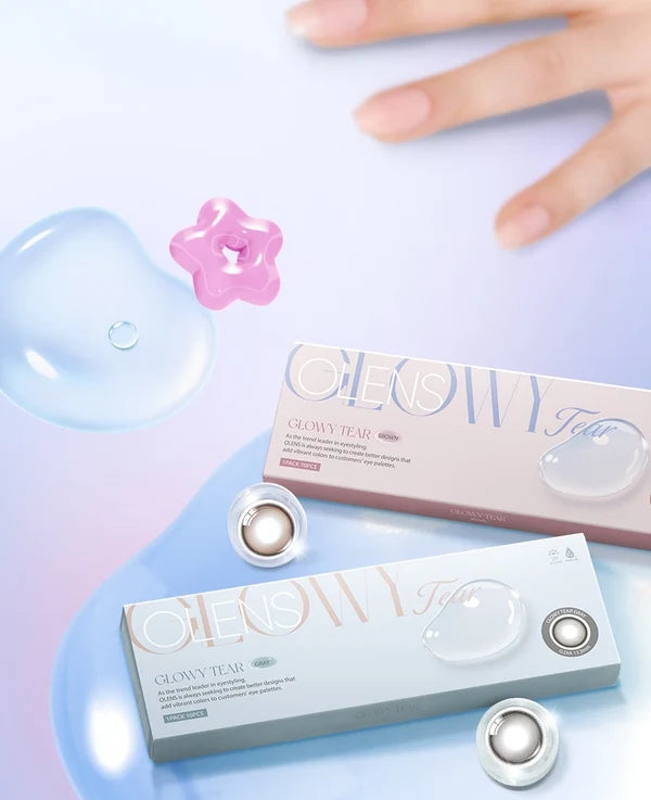 [Ready] O-Lens Glowy Tear Gray Gray | Daily 5 Pairs