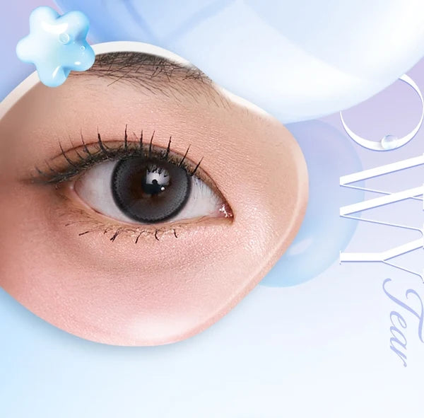 [Ready] O-Lens Glowy Tear Gray Gray | Daily 5 Pairs
