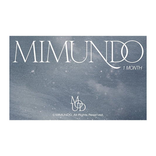 Mimundo Mollis Monthly Nublo Gray | 1 Month
