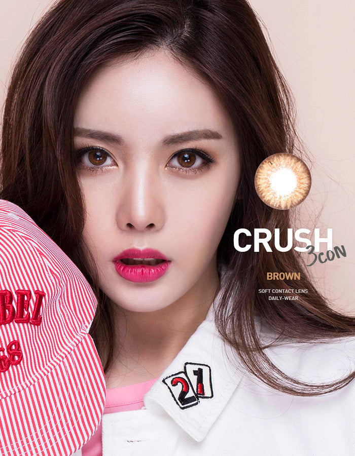 [Ready] O-Lens Crush 3Con Brown | 1 Month