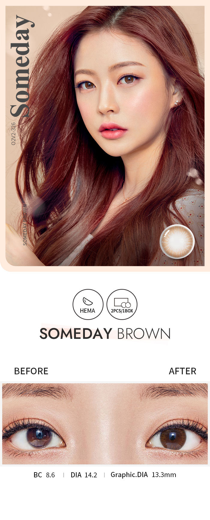 [Ready] O-Lens Someday Brown | 1 Month