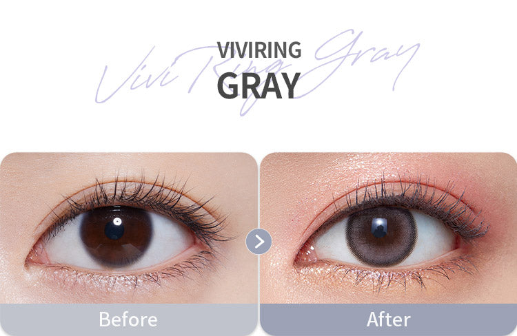 O-Lens Vivi Ring Gray | Daily 10 Pairs