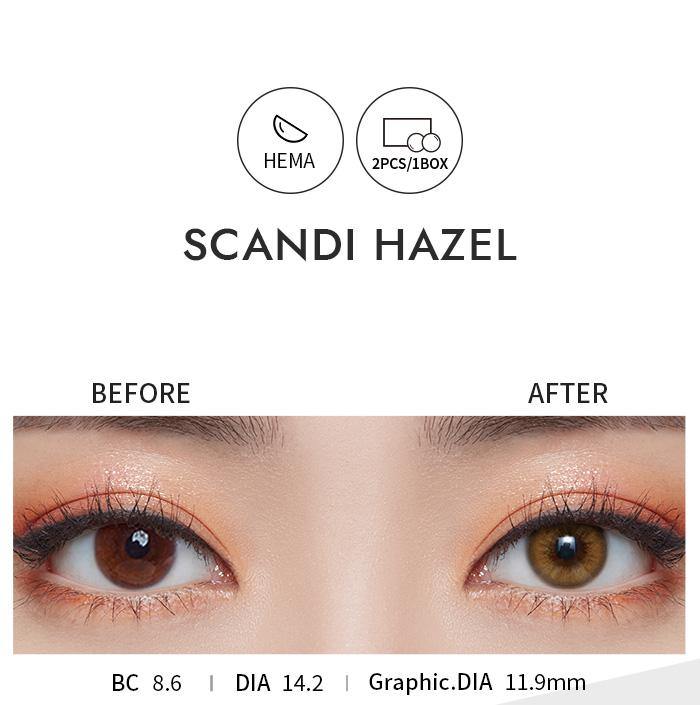 O-Lens Scandi Hazel | Daily 10 Pairs - STLook