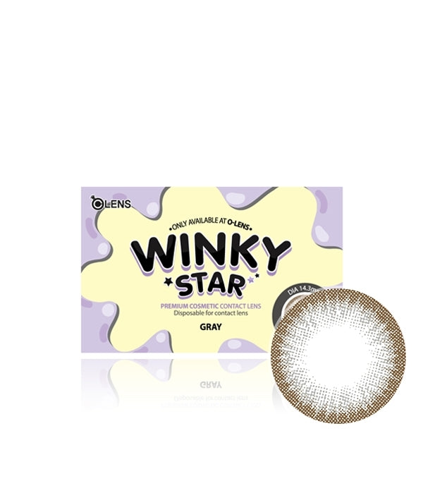 [Ready] O-Lens Winky Star Gray | 1 Month