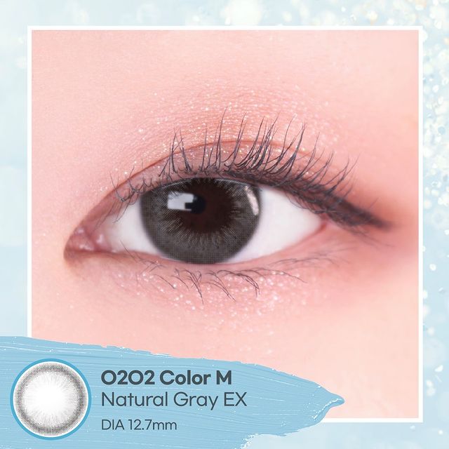 Clalen O2O2 Color M Natural Gray Ex | 1 Month