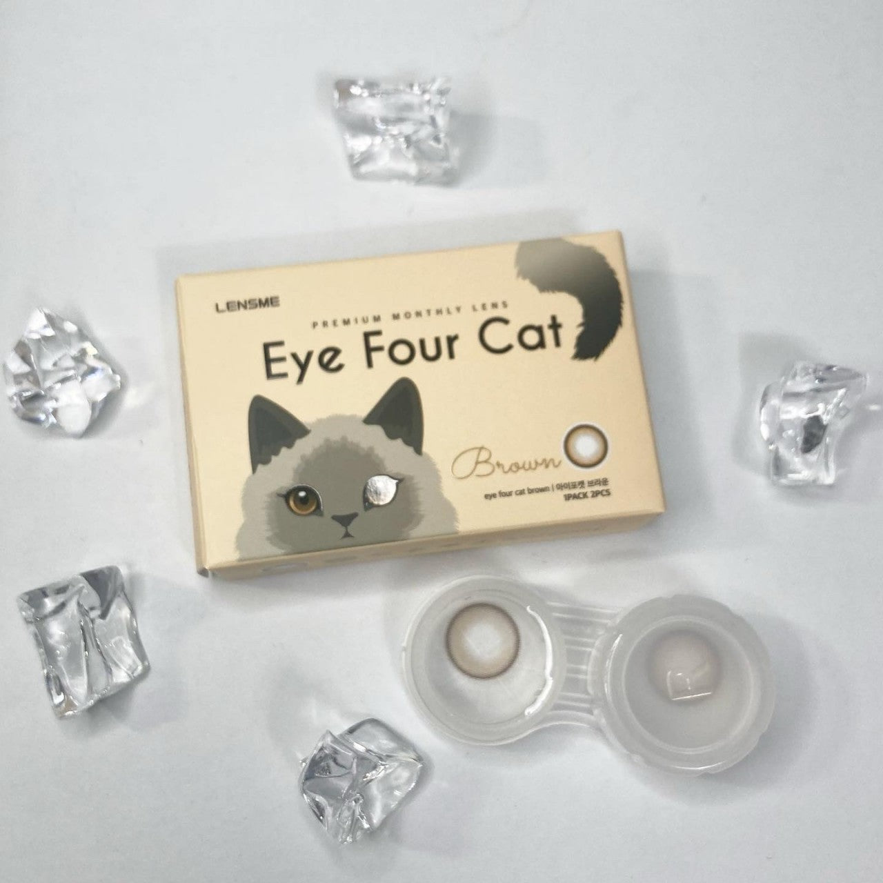 LensMe Eye Four Cat Brown | 1 Month