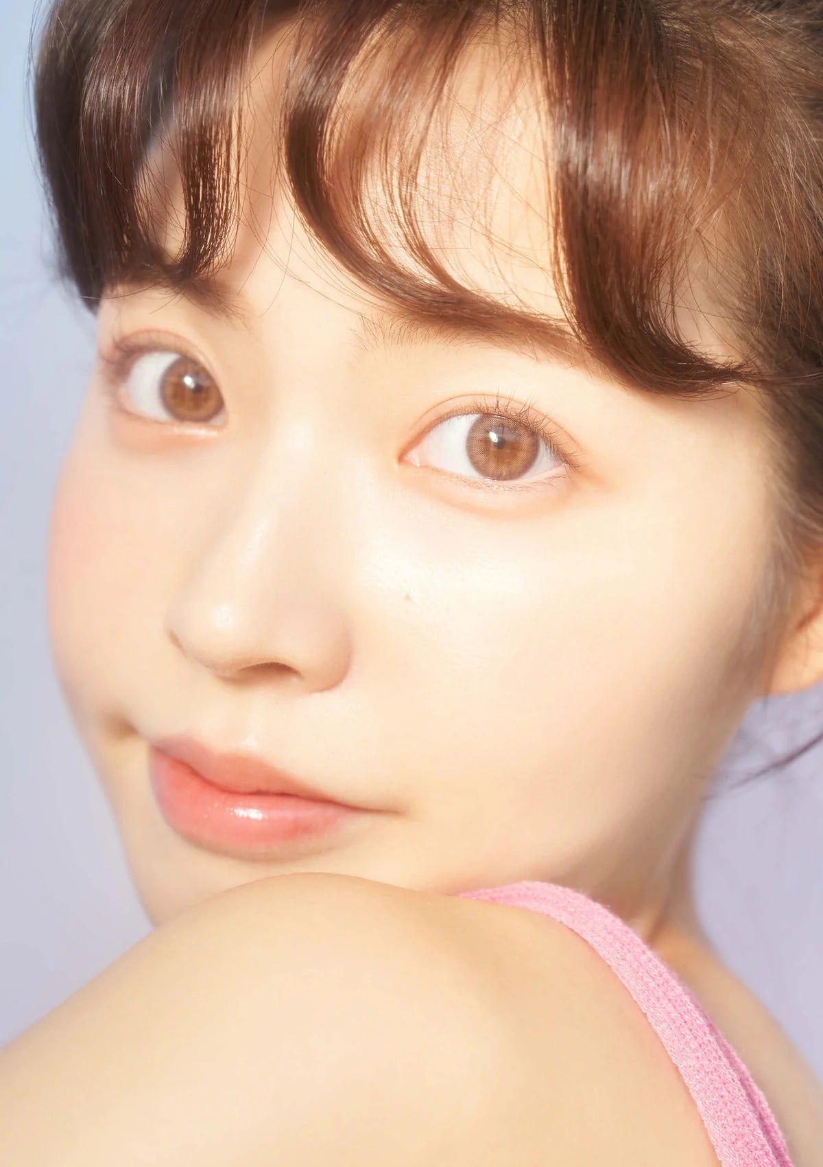 Chuu Lens Cloud Pudding Pink Brown | Daily 5 Pairs