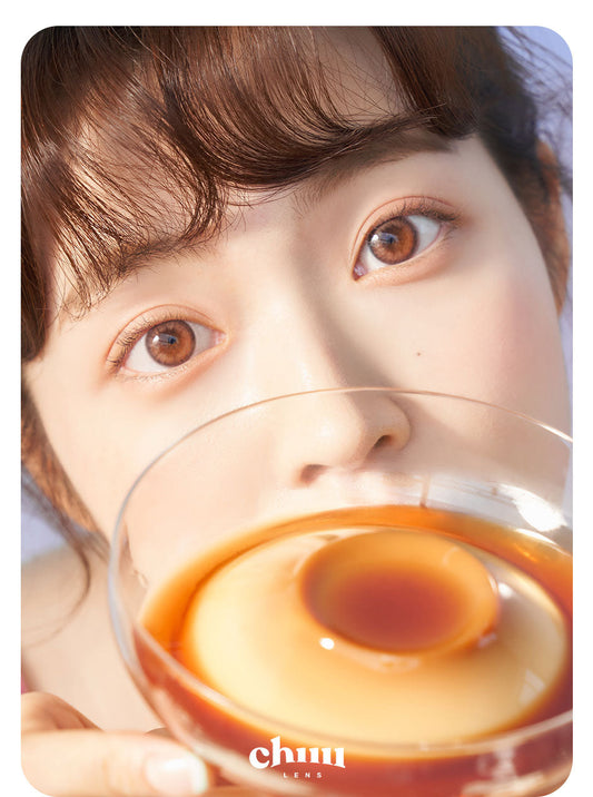 Chuu Lens Cloud Pudding Pink Brown | Daily 5 Pairs