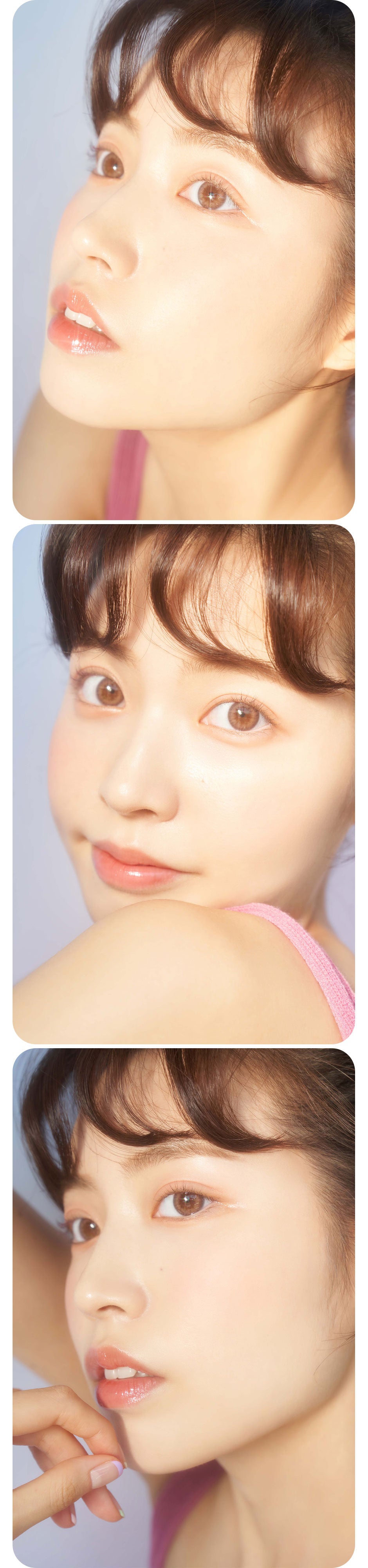 Chuu Lens Cloud Pudding Pink Brown | Daily 5 Pairs