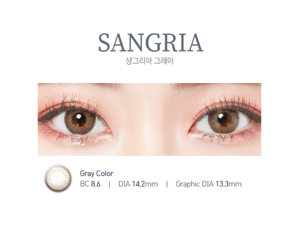 LensTown Sangria Gray | 1 Month - STLook