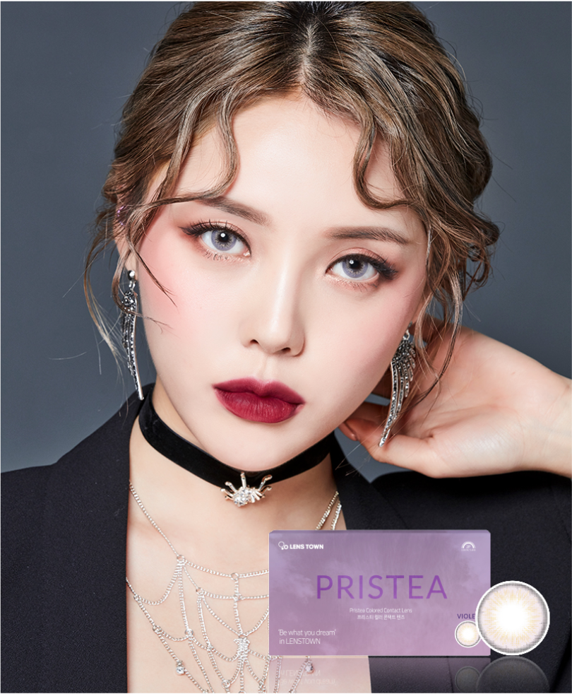 LensTown Pristea Violet | 1 Month - STLook