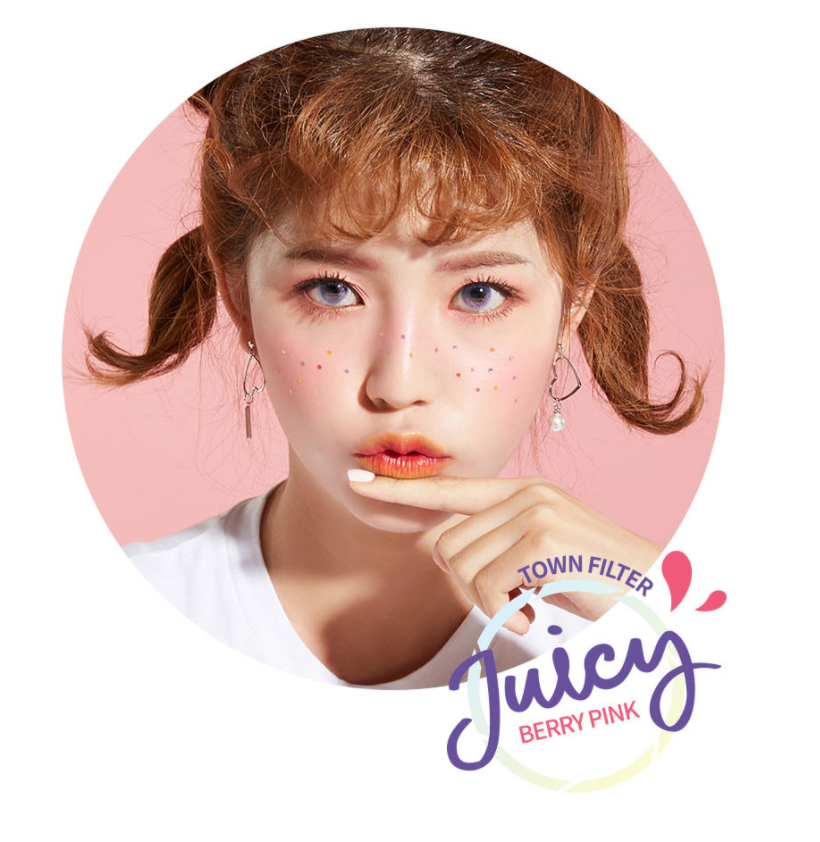 LensTown Town Filter Juicy Berry Pink | 3 Months - STLook