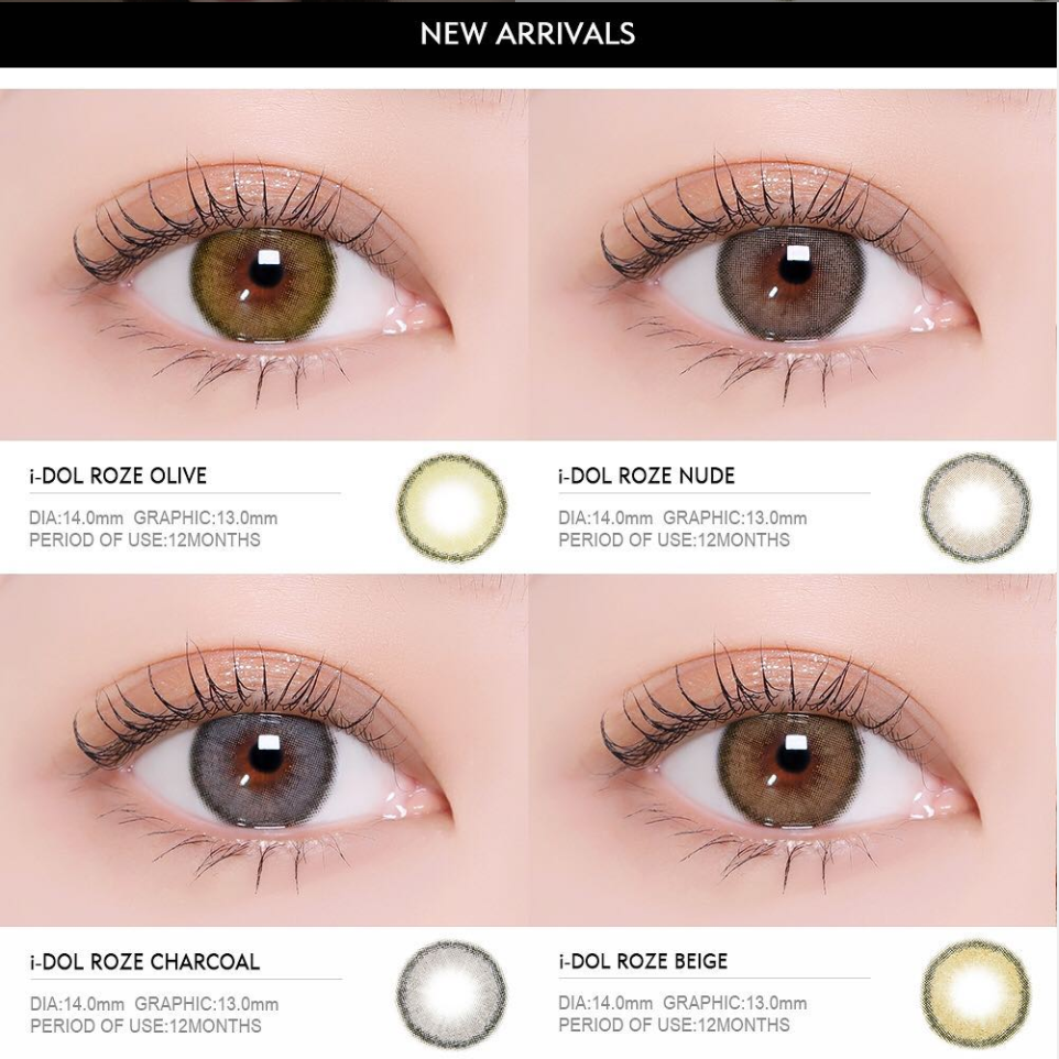 I-Dol Lens Canna Roze Nude Brown | 12 Months - STLook