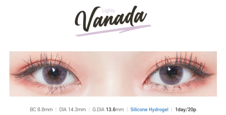 LensTown Lighly Vanada Berry Pink | Daily 10 Pairs - STLook