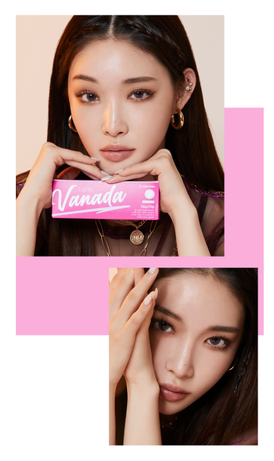 LensTown Lighly Vanada Berry Pink | Daily 10 Pairs - STLook