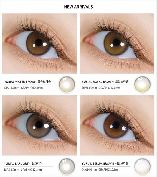[Ready] I-Dol Lens Yurial Water Brown | 6 Months