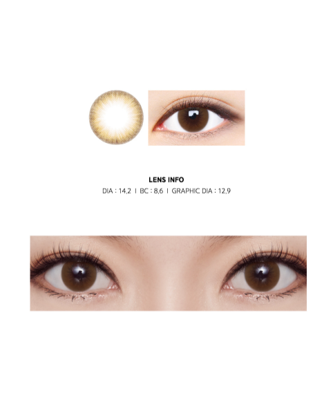 LensMe Noble Mistic Realsome Brown | Daily 15 Pairs