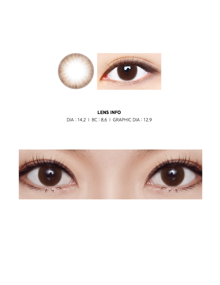 LensMe Noble Mistic Realsome Choco | Daily 5 Pairs
